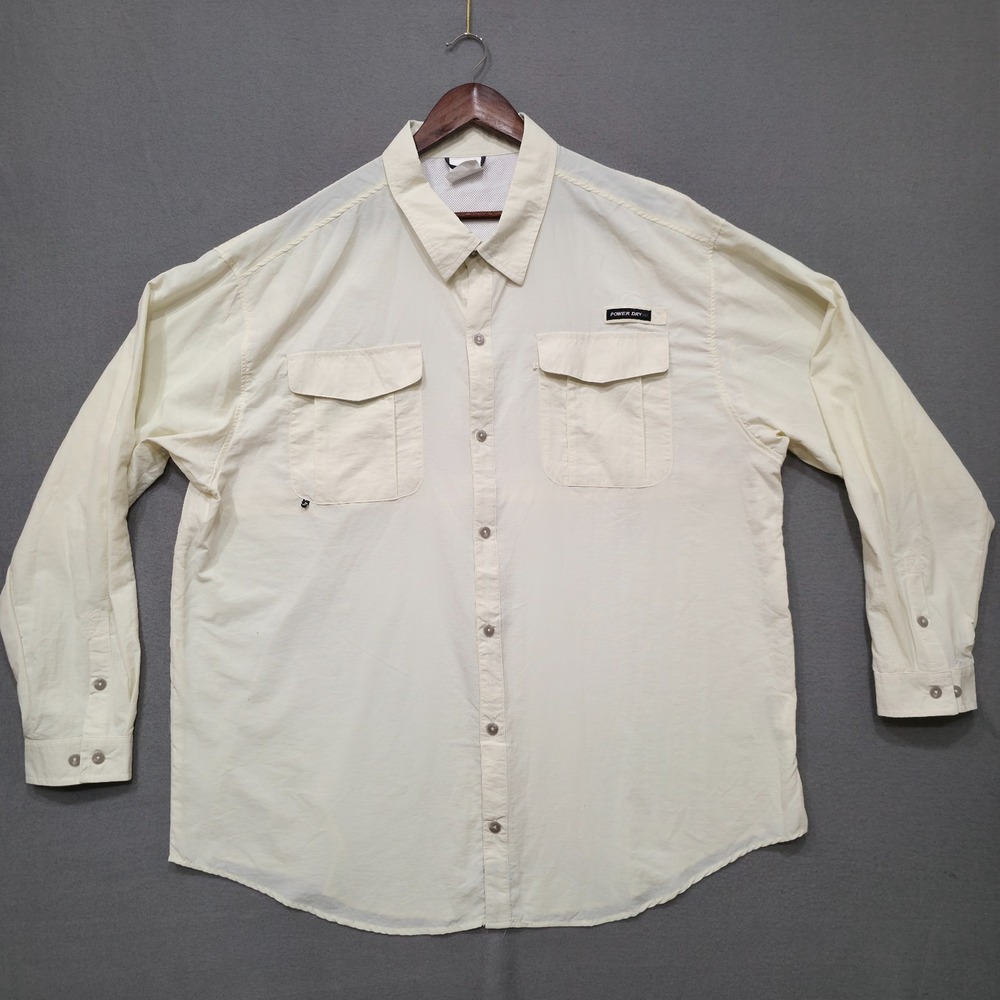 Little Donkey Andy Men's Power Dry Long Sleeve‎ Fishing Outdoor Shirt Size 3XL